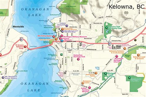 google maps kelowna|Map of Kelowna — Best attractions, restaurants, and  .